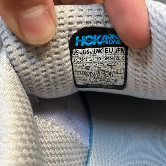 Hoka Unisex Gray Running Shoes// Mafate U Origins White Lunar Rock Limited main image 10